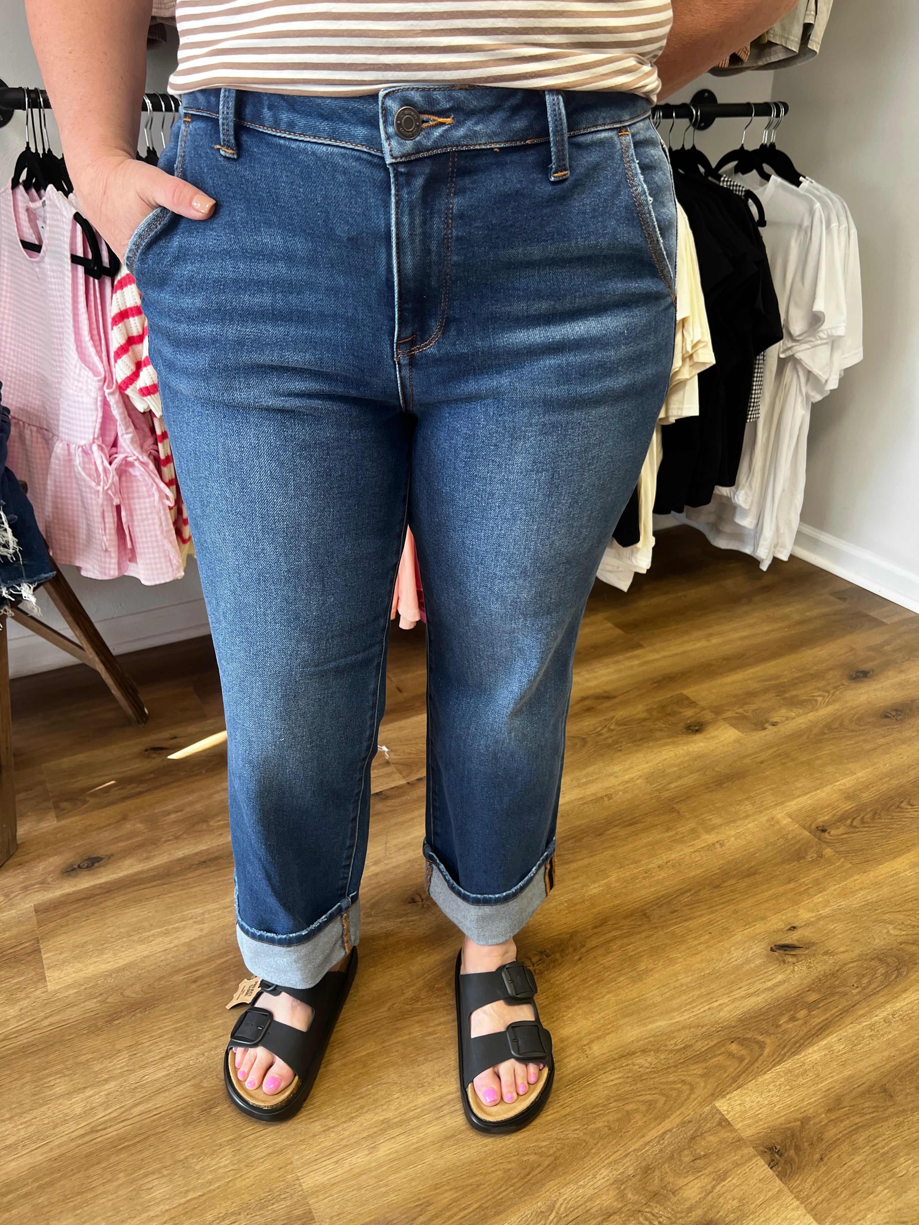 The Rachel Cuffed Jeans