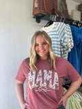 Blush Mama Patchwork Tee