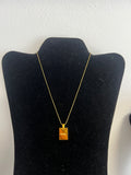 Mama Gold Plated Necklace