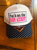 Put it on the Farm Account- Poka Dot