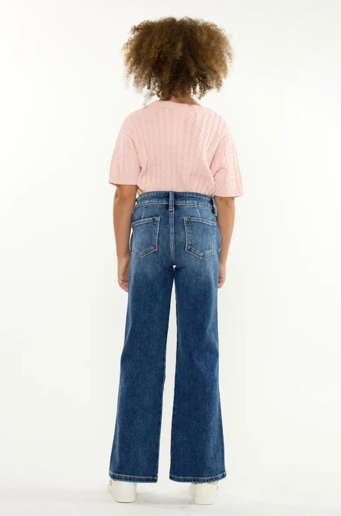 Youth Mid Rise Wide Flare