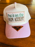 Put it on the Farm Account-  Gingham