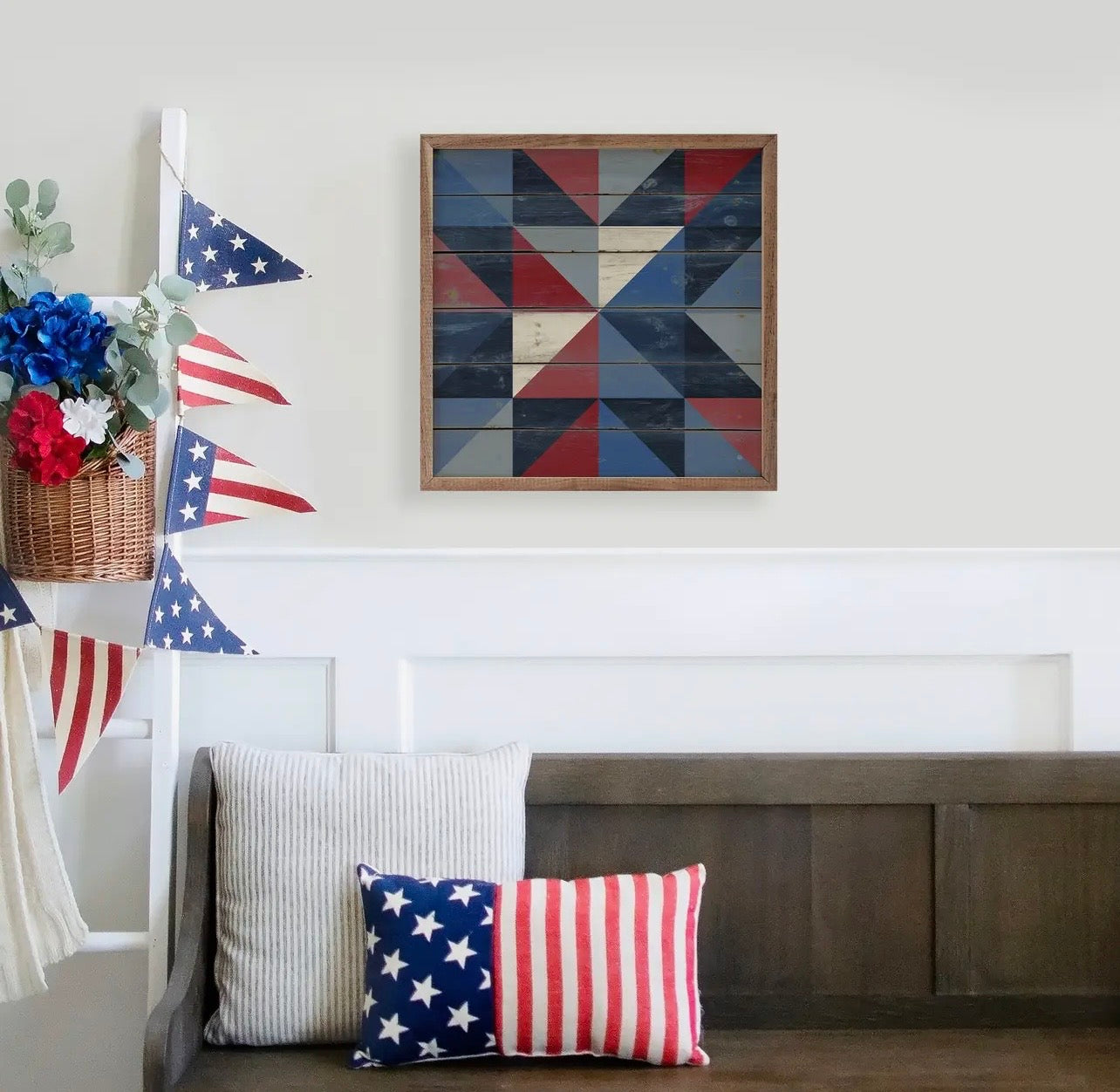 Americana Barn Quilt Decor