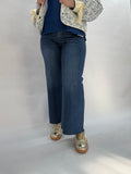 The Nicky Cropped Wide Leg Mom Jeans