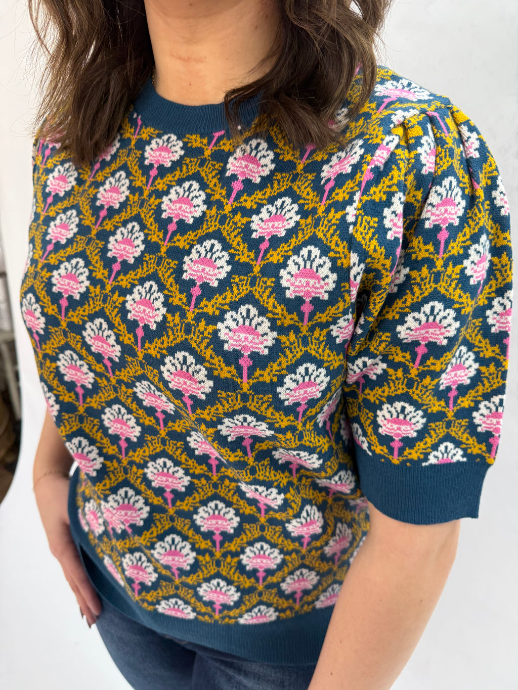 The Lynn Short Sleeve Sweater