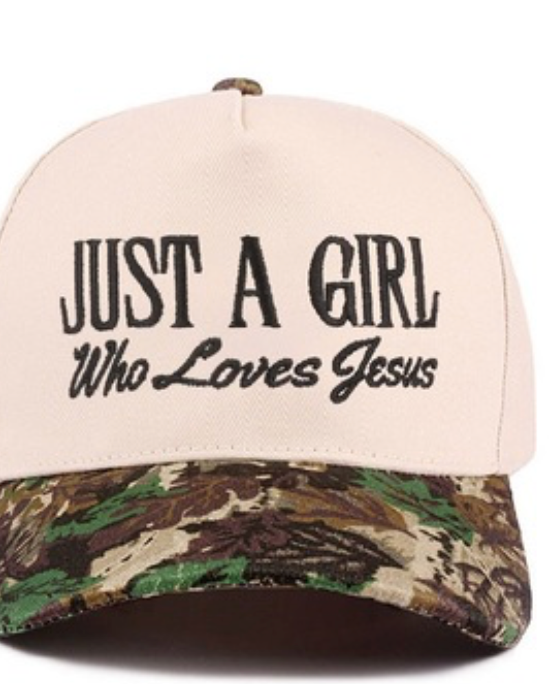 Just a Girl who loves Jesus Hat